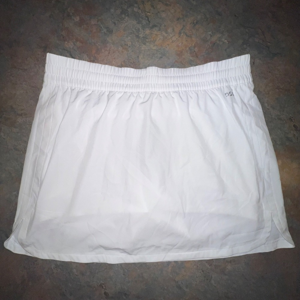 DSG‎ Womens Mid-Rise Skort, White, Medium